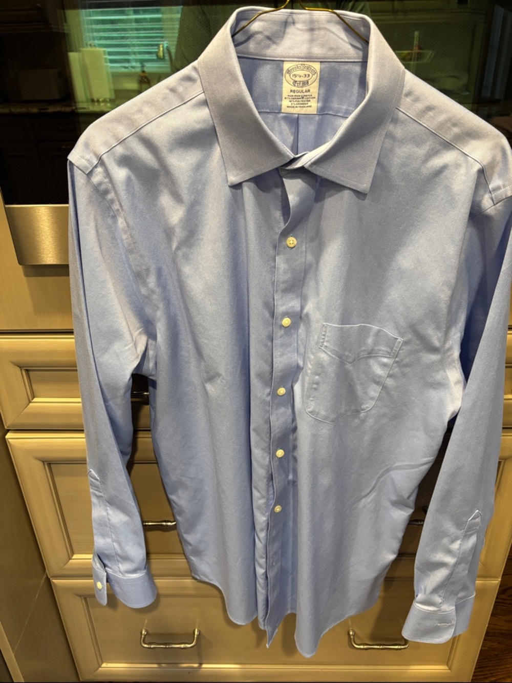 Men's Classic Long-Sleeve Dress Shirt - Light Blue